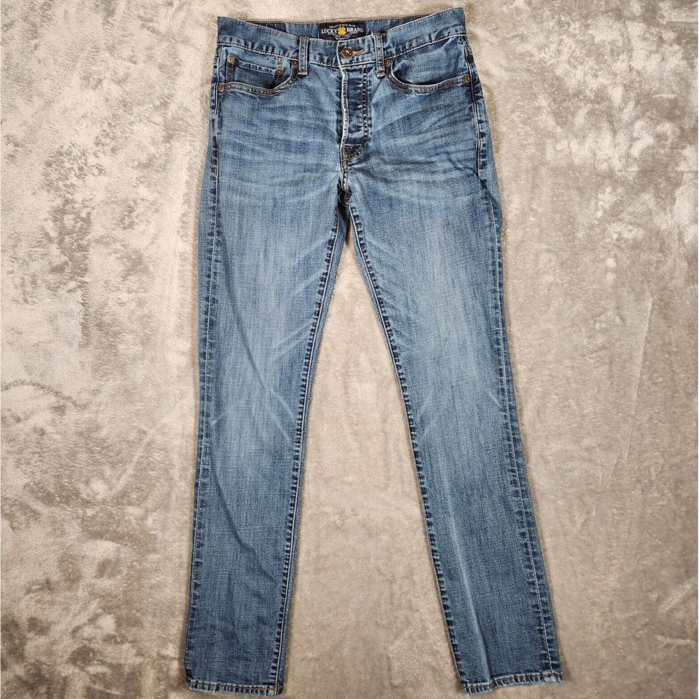 Lucky Brand Men's Slim Straight Jeans - Light Blue